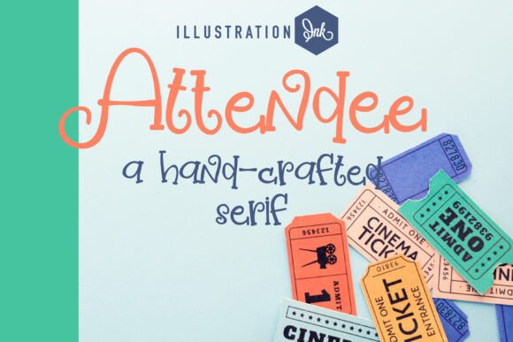 Attendee Font: A Handwritten Serif for Branding