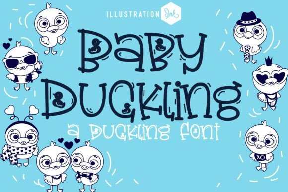 Baby Duckling: A Whimsical Font for Branding