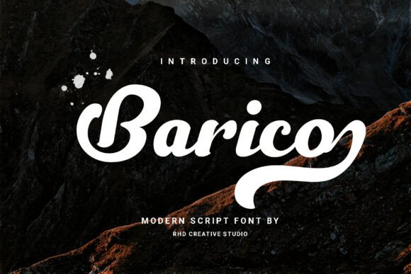 Barico Font: A Timeless Script for Editorial Design