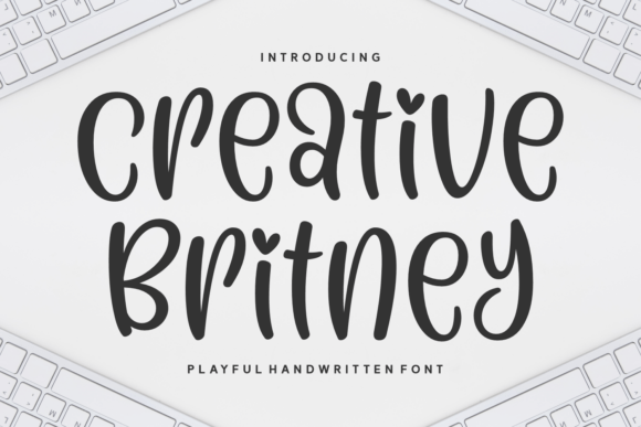 Creative Britney: A Playful Script Font for Editors