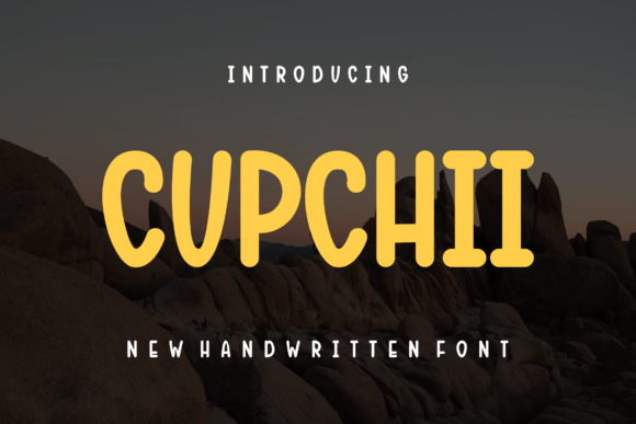 Cupchii: A Sweet Handwritten Font for Makers