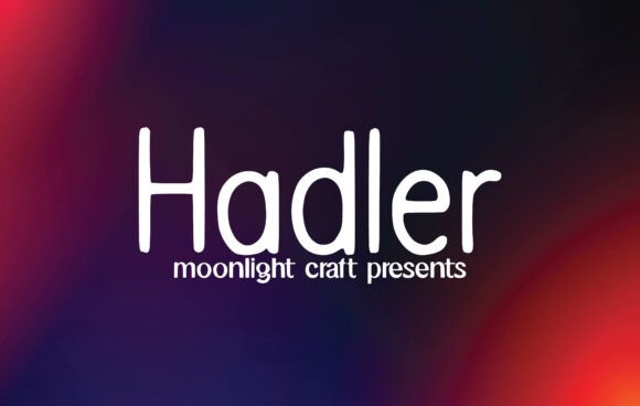 Hadler: A Handwritten Typeface for Editorial Warmth