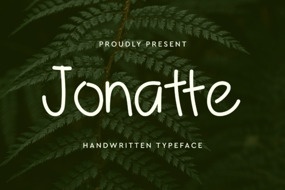 Jonatte: A Handwritten Font for Modern Web Design