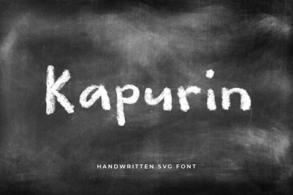 Kapurin: A Handwritten Typeface for Editorial Charm
