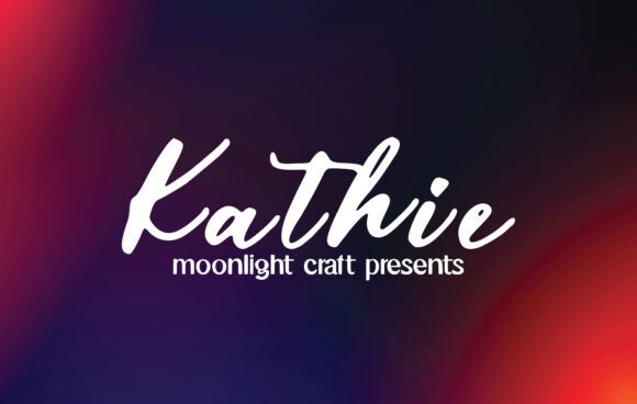 Kathie: A Handwritten Font for Modern Web Design