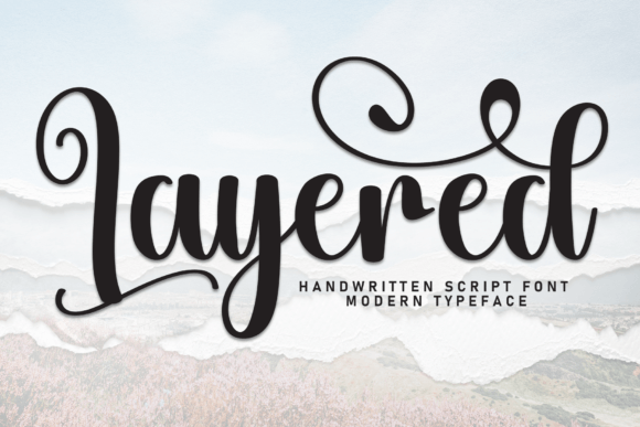 Layered: A Handwritten Font for Makers