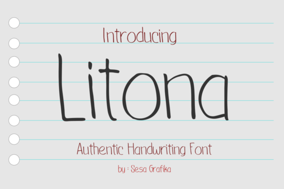 Litona: A Friendly Script Font for Branding