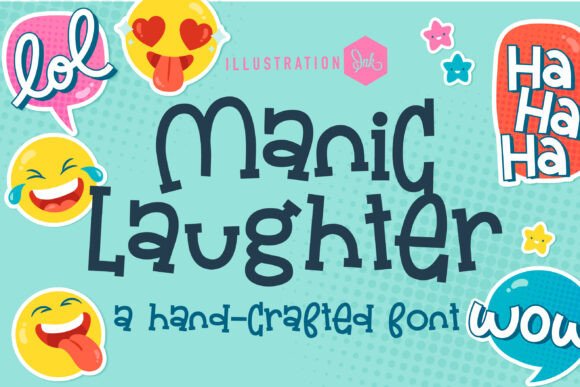 Manic Laughter Font for Web Design