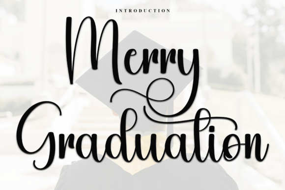Merry Graduation Font for Handmade Creators