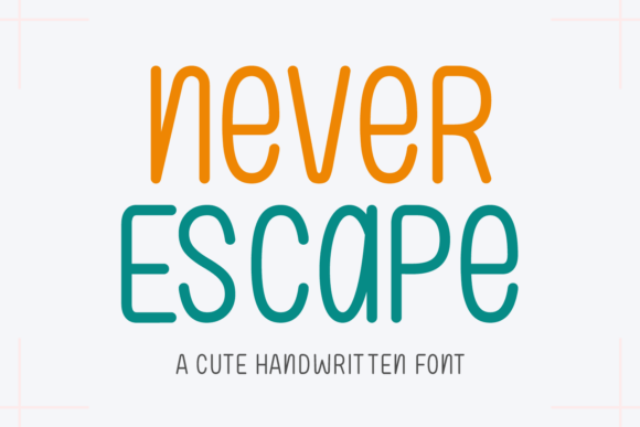 Never Escape Font for Modern Web Design
