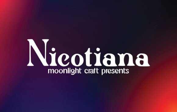 Nicotiana: A Handwritten Typeface for Editorial Charm