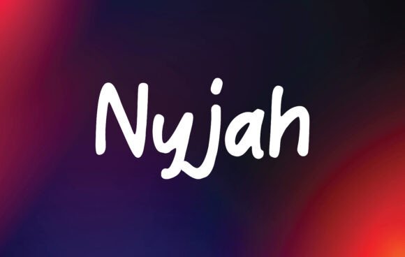 Nyjah: A Handwritten Font for Bold Campaigns