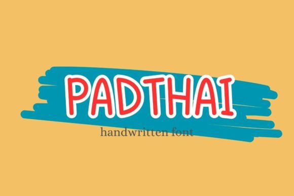 Padthai Font: A Handwritten Typeface for Branding