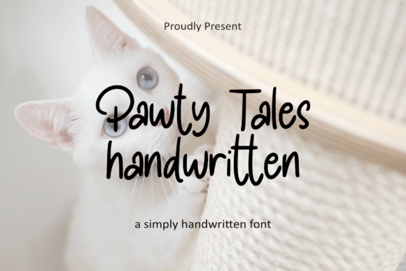 Pawty Tales Handwritten: A Playful Display Font for Campaigns