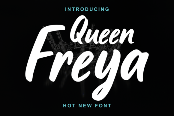Queen Freya: A Playful Script Font for Editorial Design