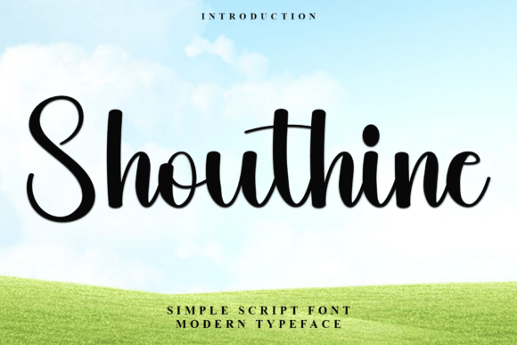 Shouthine: A Timeless Handwritten Font for Branding