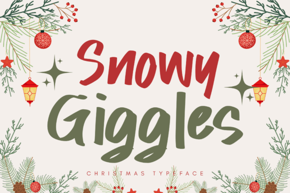 Snowy Giggles: A Playful Script Font for Festive Web Design