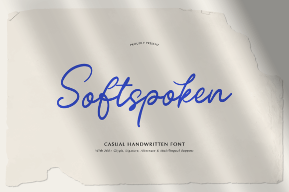 Softspoken: A Handwritten Font for Authentic Branding