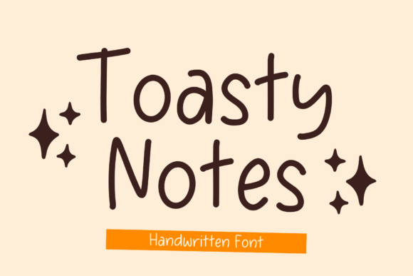 Toasty Notes: A Handwritten Typeface for Warm Editorial Design